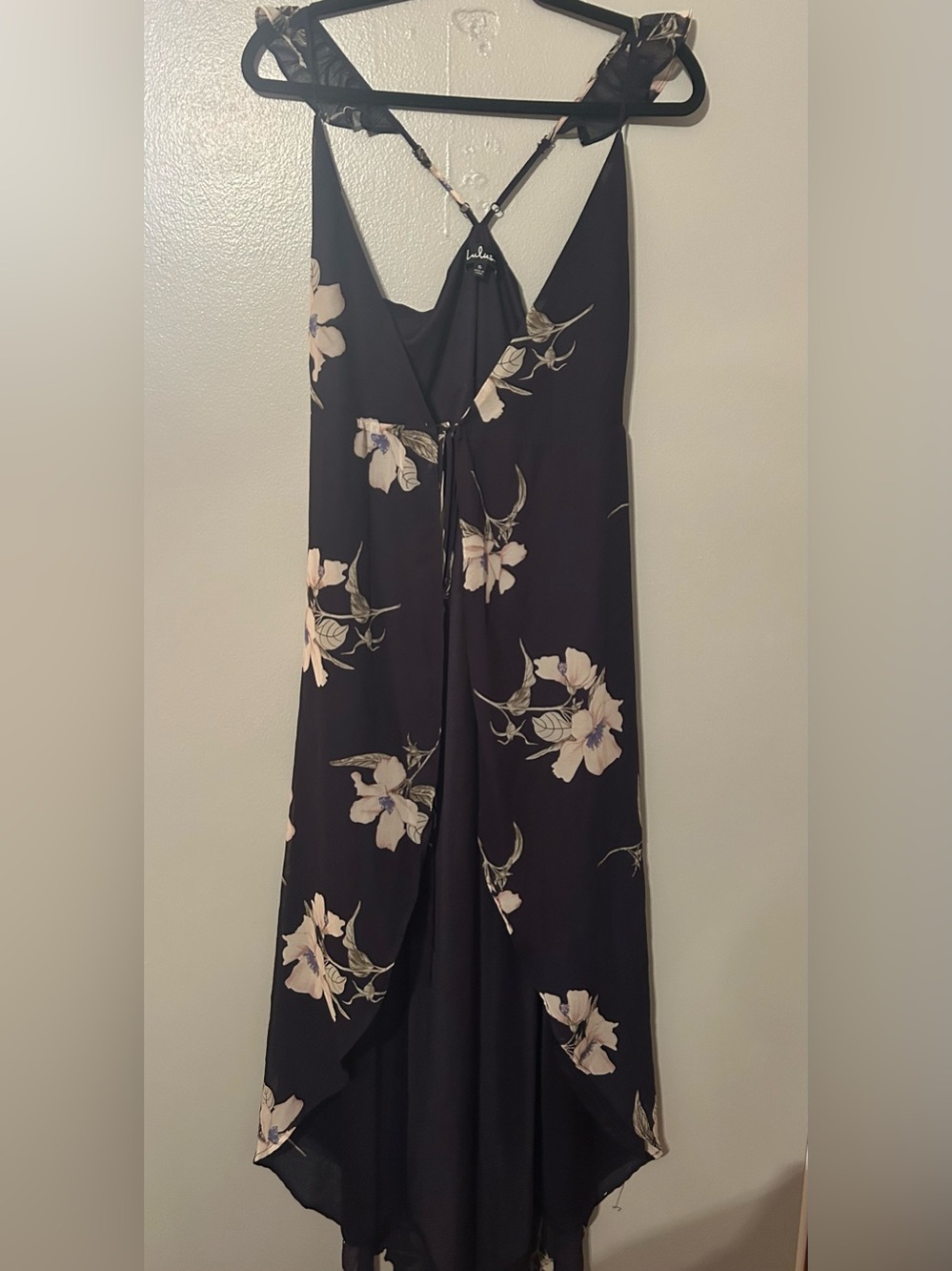 Lulu's Navy Blue Wrap Dress